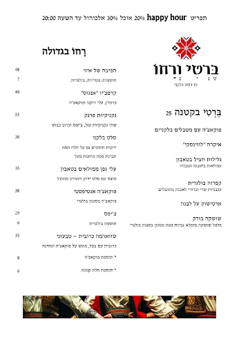 Opinii despre ברטי ורחו în תל אביב-יפו - הסעדה