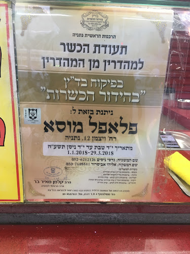 פלאפל מוסא וייצמן נתניה - נתניה