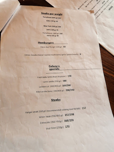 Comentarii opinii despre קולוני גריל -מסעדת קצבים,colony grill-butcher restaurant