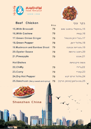 Comentarii opinii despre מסעדת סינית מנדרין