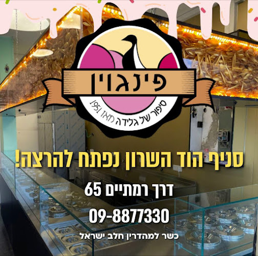 גלידה פינגוין-סניף הוד השרון - הוד השרון