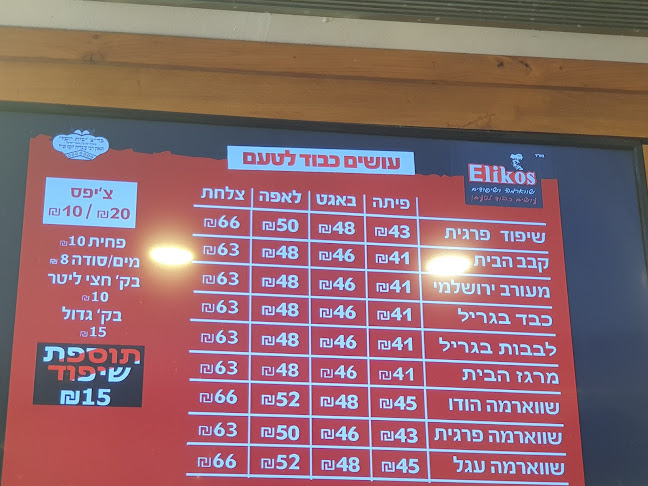 Opinii despre אליקוס שווארמה וגריל ישראלי în אשקלון - הסעדה