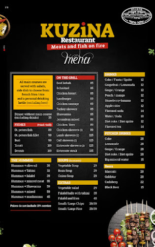 Opinii despre מסעדת קוזינה în טבריה - הסעדה