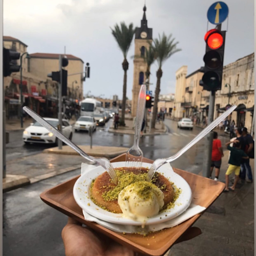Opinii despre כנאפה ג'אן -kanafeh Jan-كنافة جان în תל אביב-יפו - הסעדה