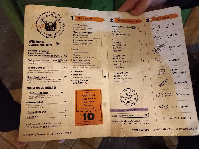 פסטה בסטה אלנבי - תל אביב-יפו