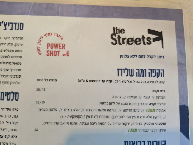 Comentarii opinii despre דה סטריטס