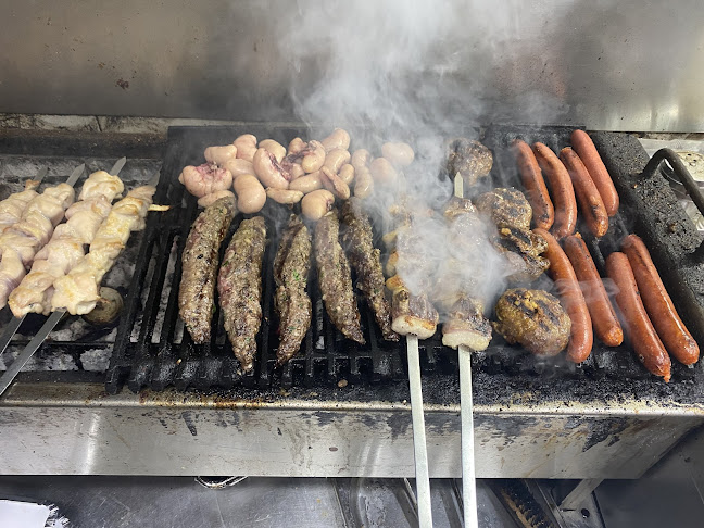 פיתה בשרים על האש